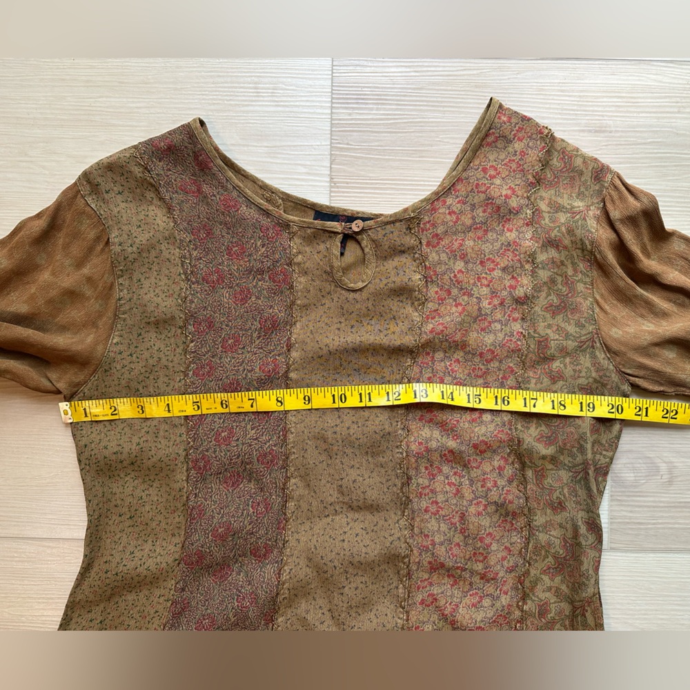 Vintage Sacred Threads Maxi Boho Patchwork Hippie… - image 13